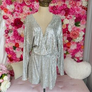 Endless Rose | Sparkly Sequin Romper